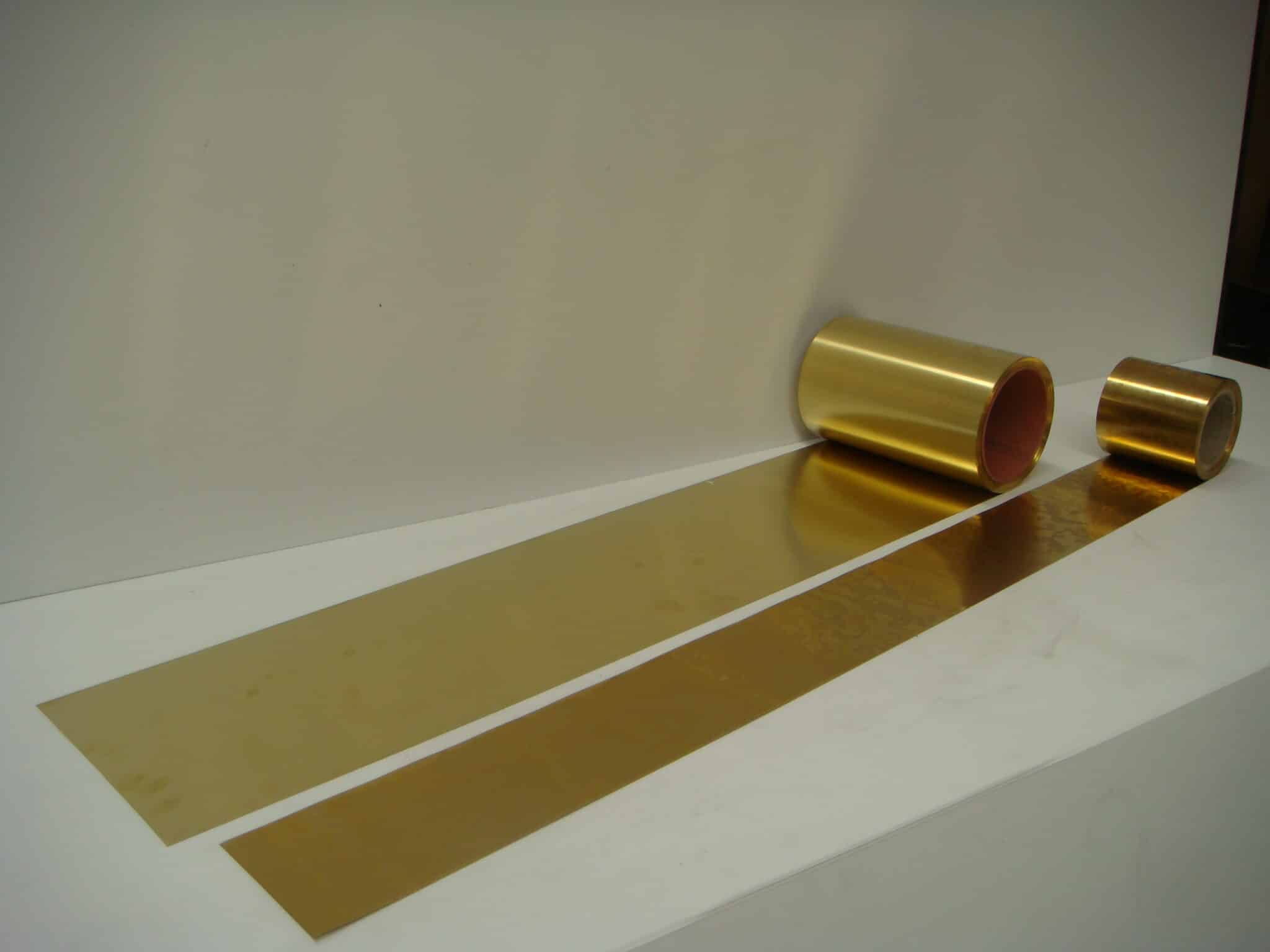 Brass Shim Sheet Sheets, Packets or Continuous Rolls PP Shim