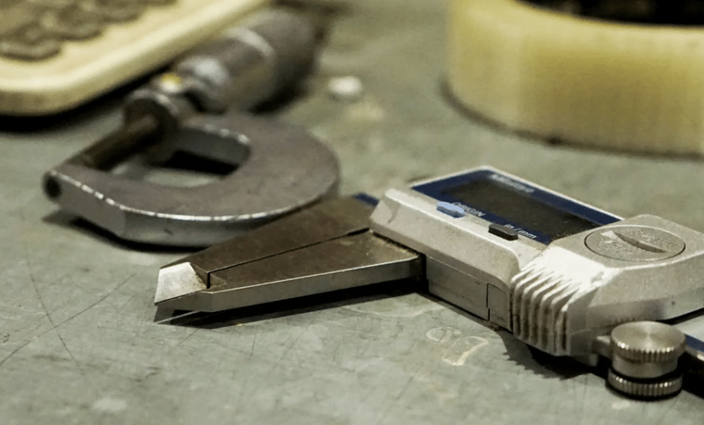 Tools on a table