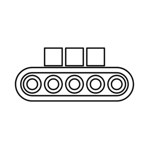 Conveyor belt icon