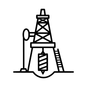 Drill rig icon