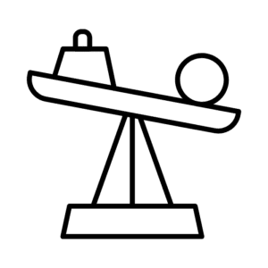 Balance scale icon