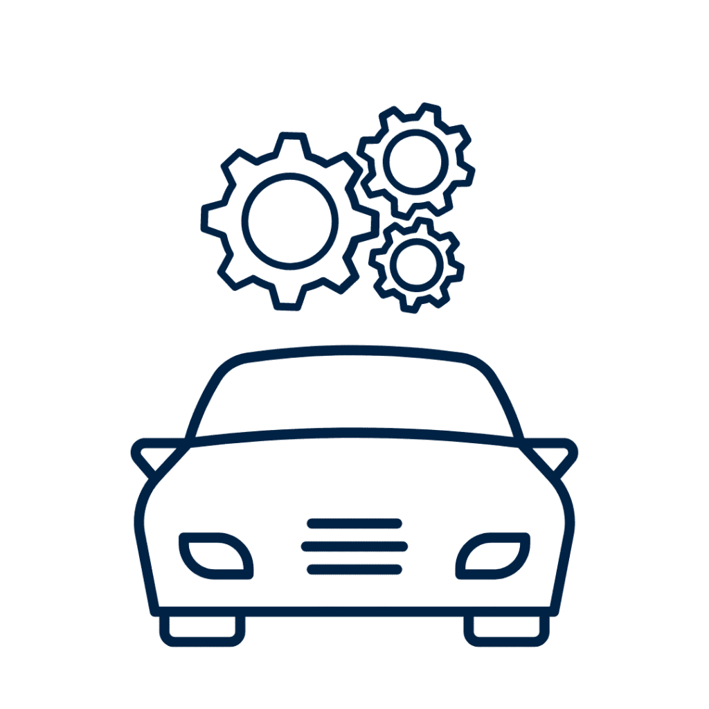 Automotive vehicle icon