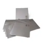 Packets of stainless steel shim sheets