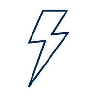 Electrical bolt icon