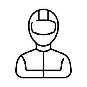 Racing helmet icon